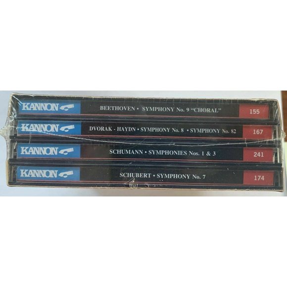 Great Symphonies 1996 4 CD Beethoven Schumann Schubert Dvorak Haydn New Sealed - Picture 3 of 3